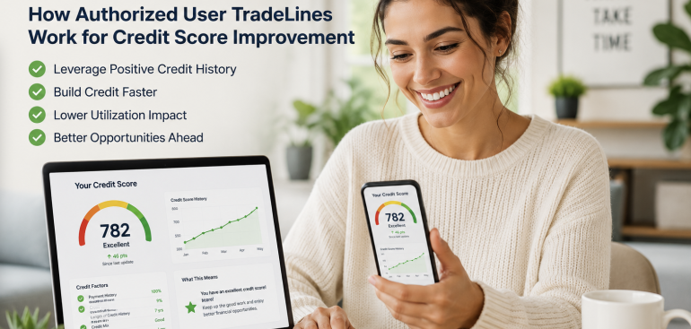 how authorized user tradelines work credit score improvement