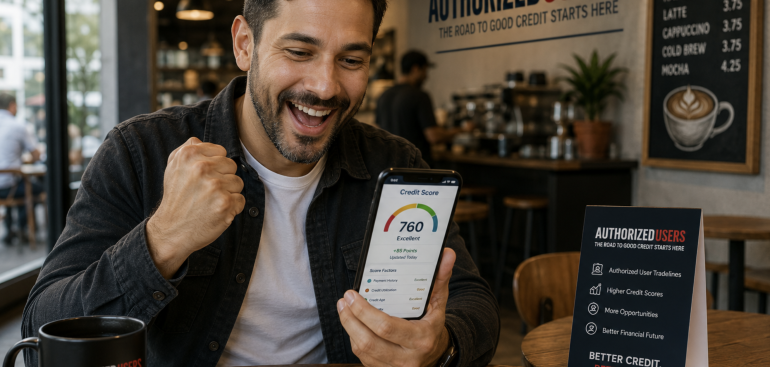 boost credit score fast authorized users tradelines