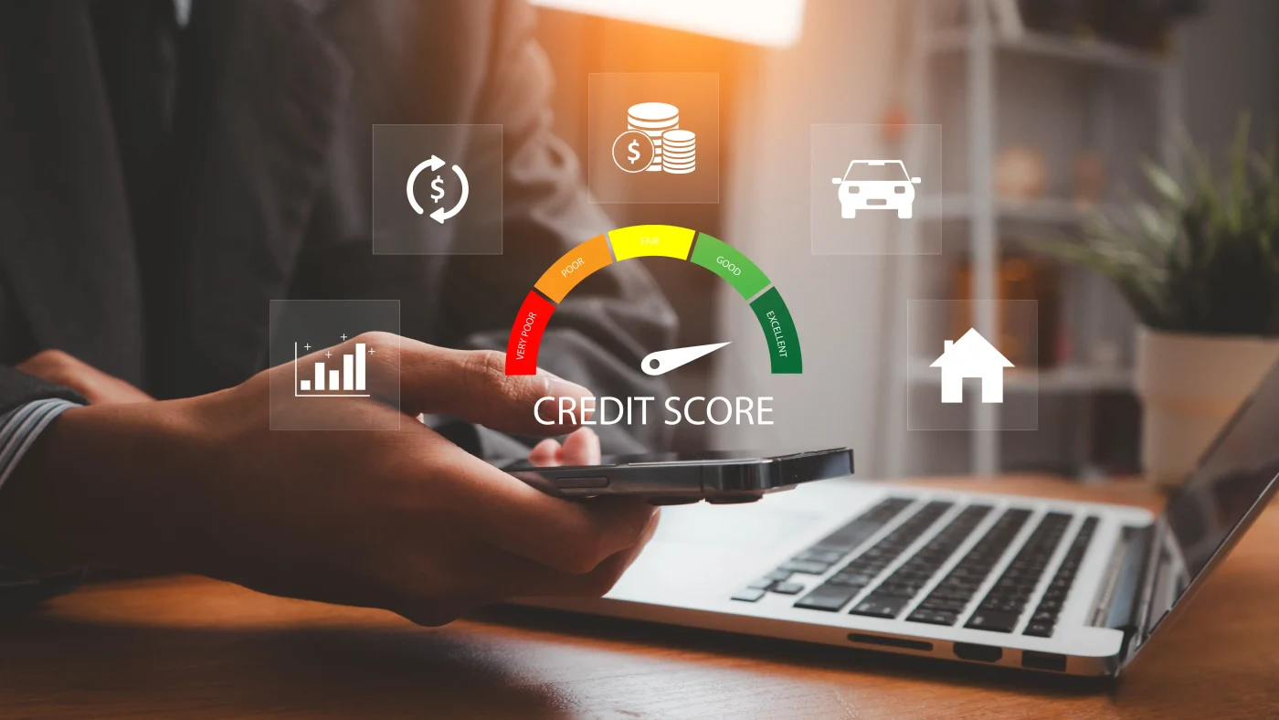 A client checking their skyrocketing credit score after using our premium Credit Profile Number services